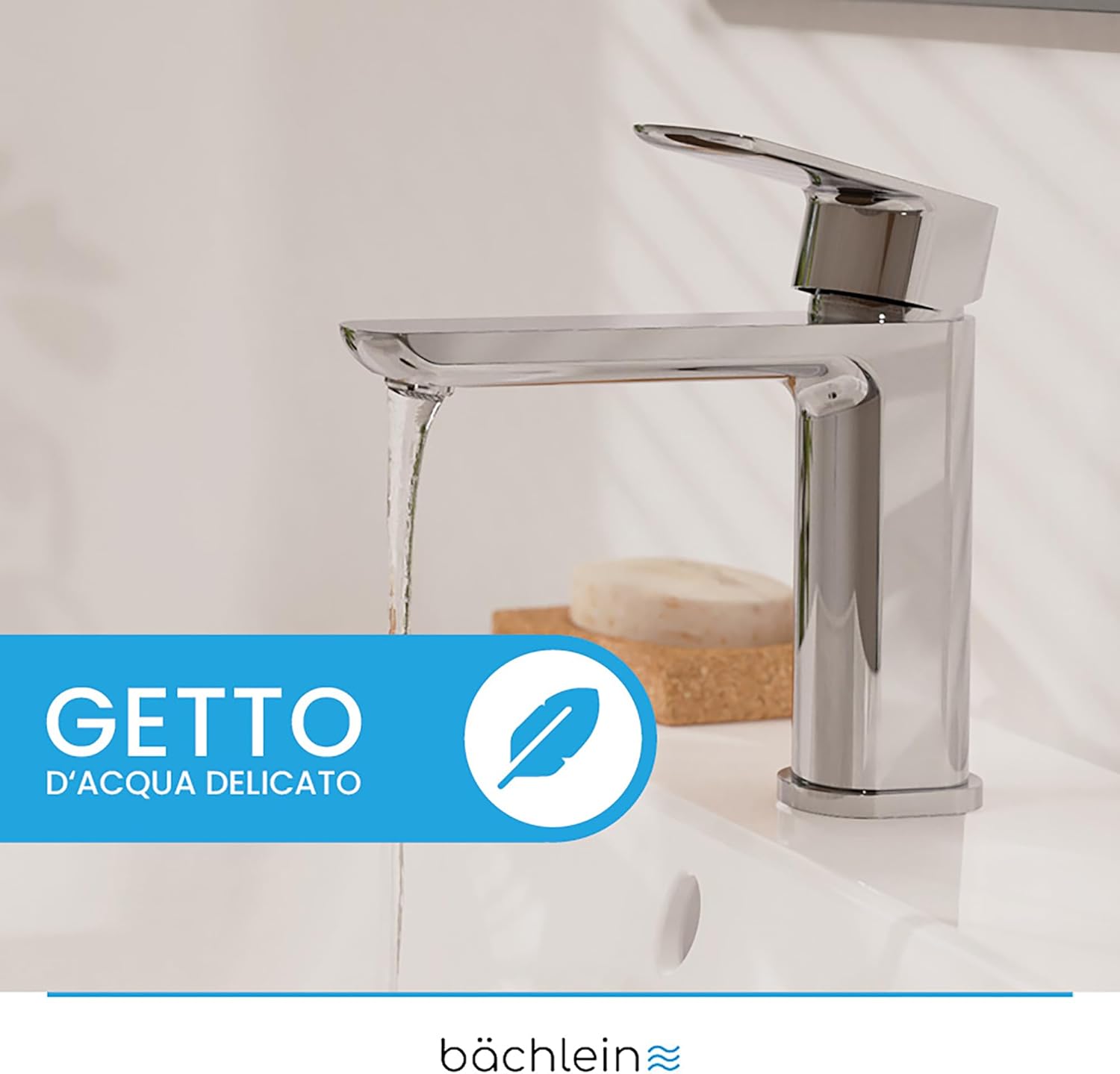 Bächlein Rubinetto Bagno Monocomando Cromato - immagine 3