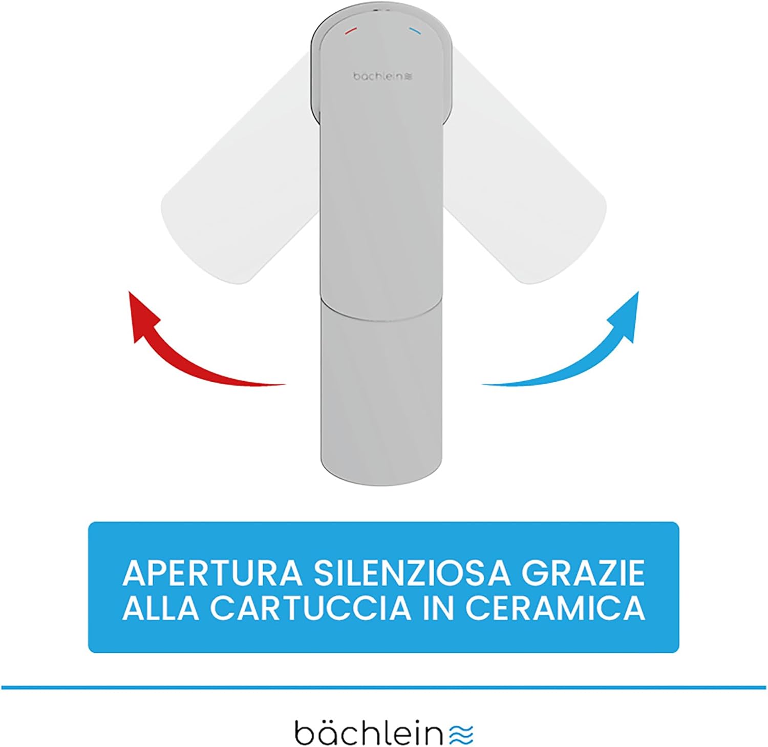 Bächlein Rubinetto Bagno Monocomando Cromato - immagine 5