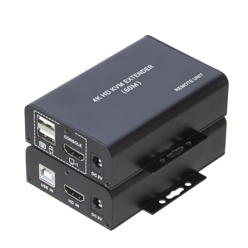 Extender KVM HDMI 60M su Cat5e/Cat6 4K30Hz