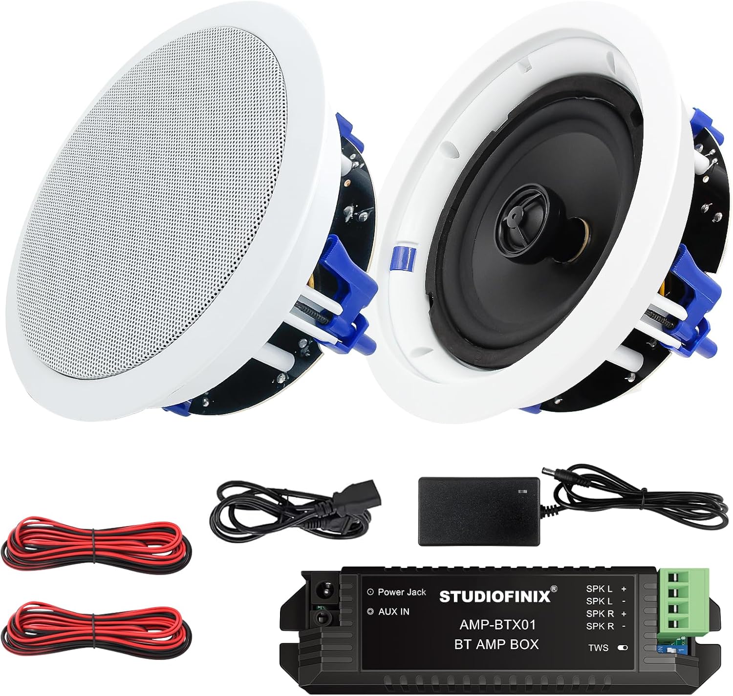 Studiofinix Altoparlanti Bluetooth 6.5" 320W a 2 vie - immagine 1