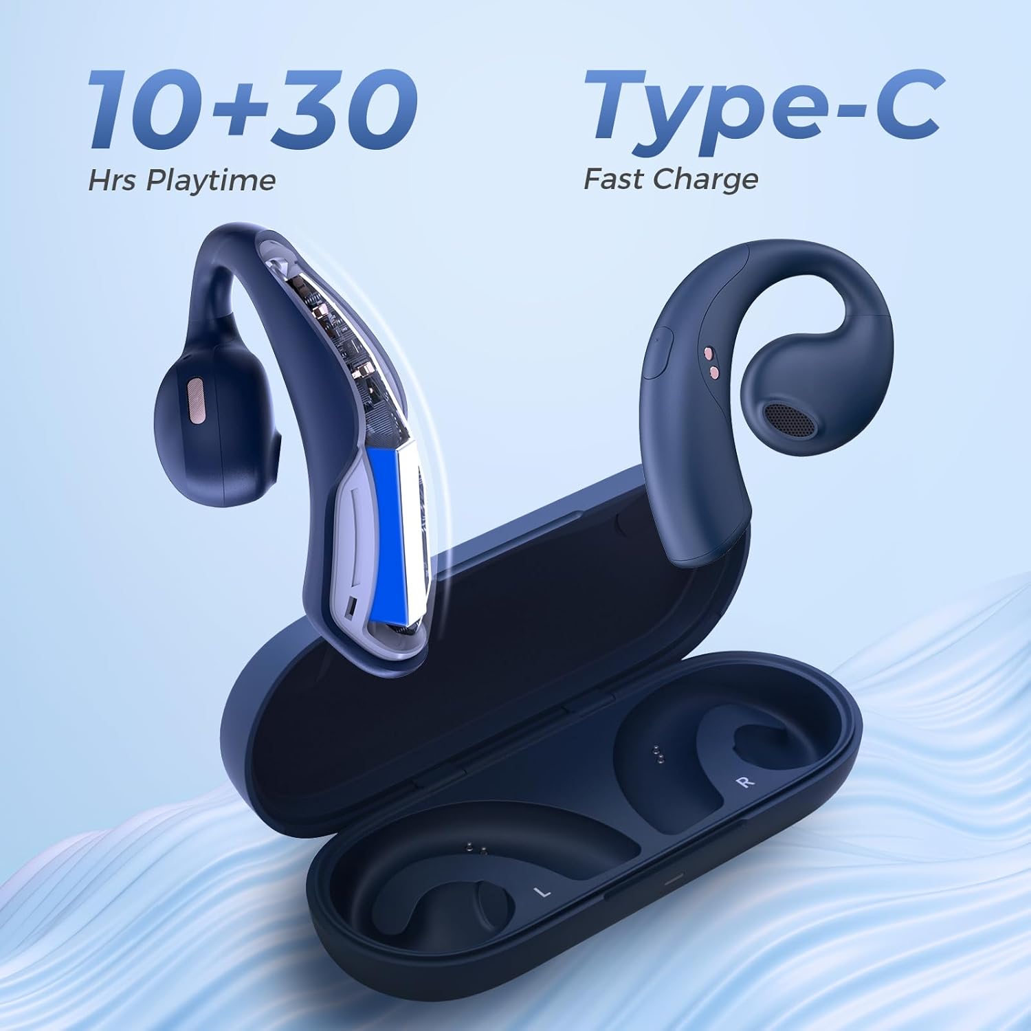 Q1 Cuffie Bluetooth Sport Conduzione Aerea - immagine 6