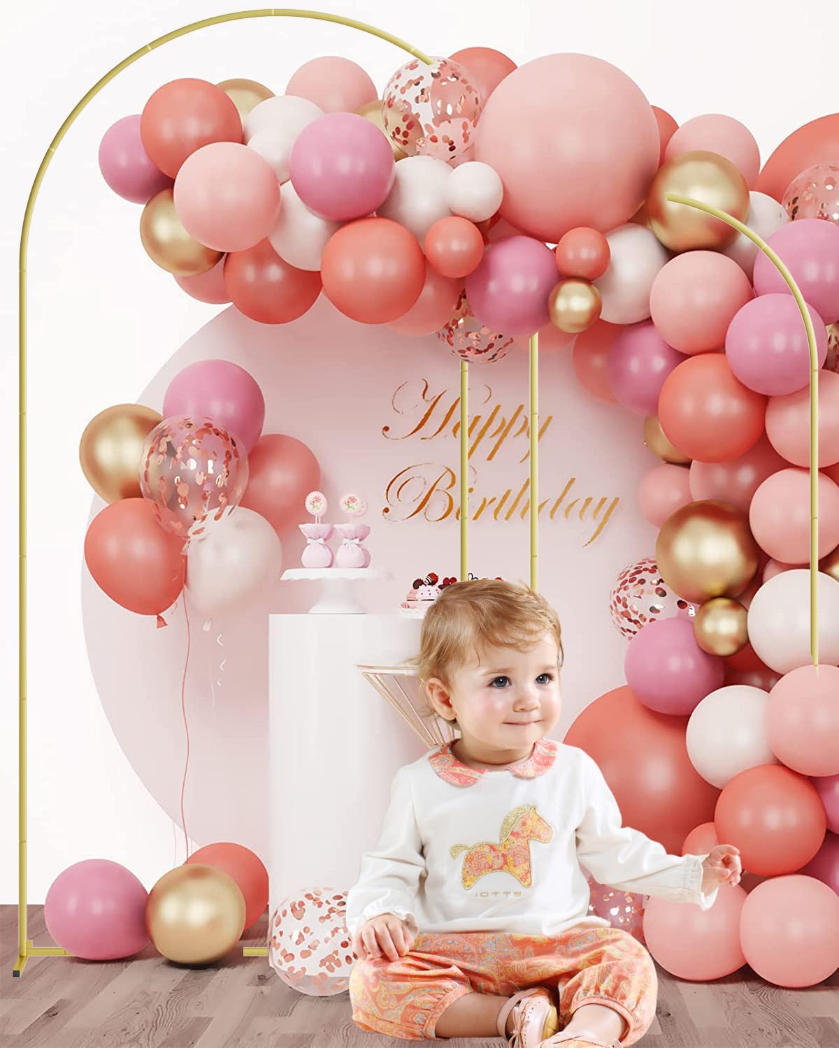 Arco per Matrimonio in Metallo - Set 2 Pezzi - immagine 2