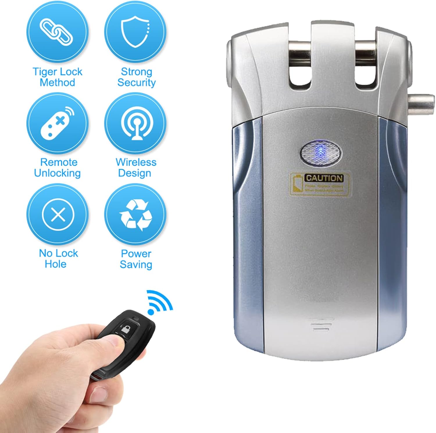 Splenssy - Serratura di Sicurezza Invisibile Keyless - immagine 2