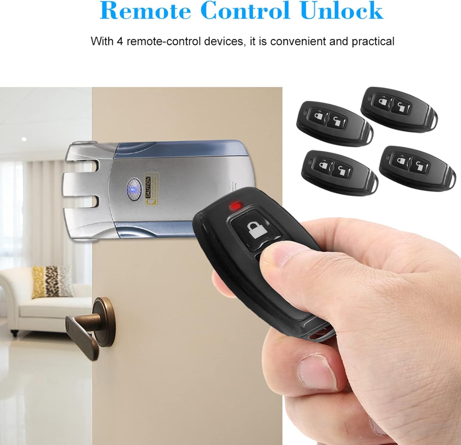 Splenssy - Serratura di Sicurezza Invisibile Keyless - immagine 3