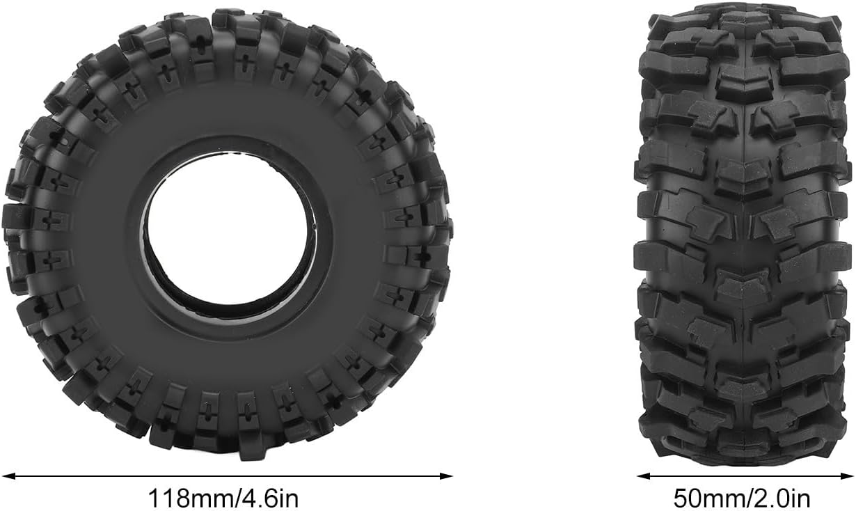 Dilwe 4x Pneumatici Cingolati RC 1.9 Pollici - immagine 3