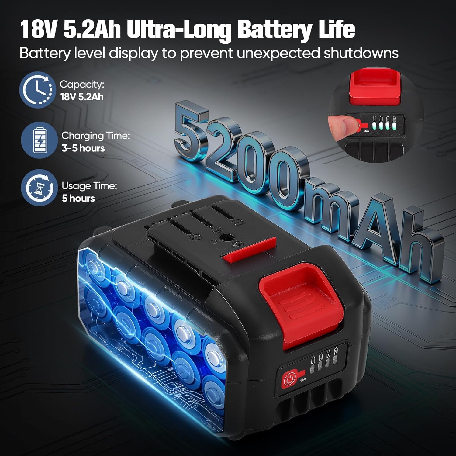 Macchina da Cucire Portatile 18V 14000RPM - immagine 3