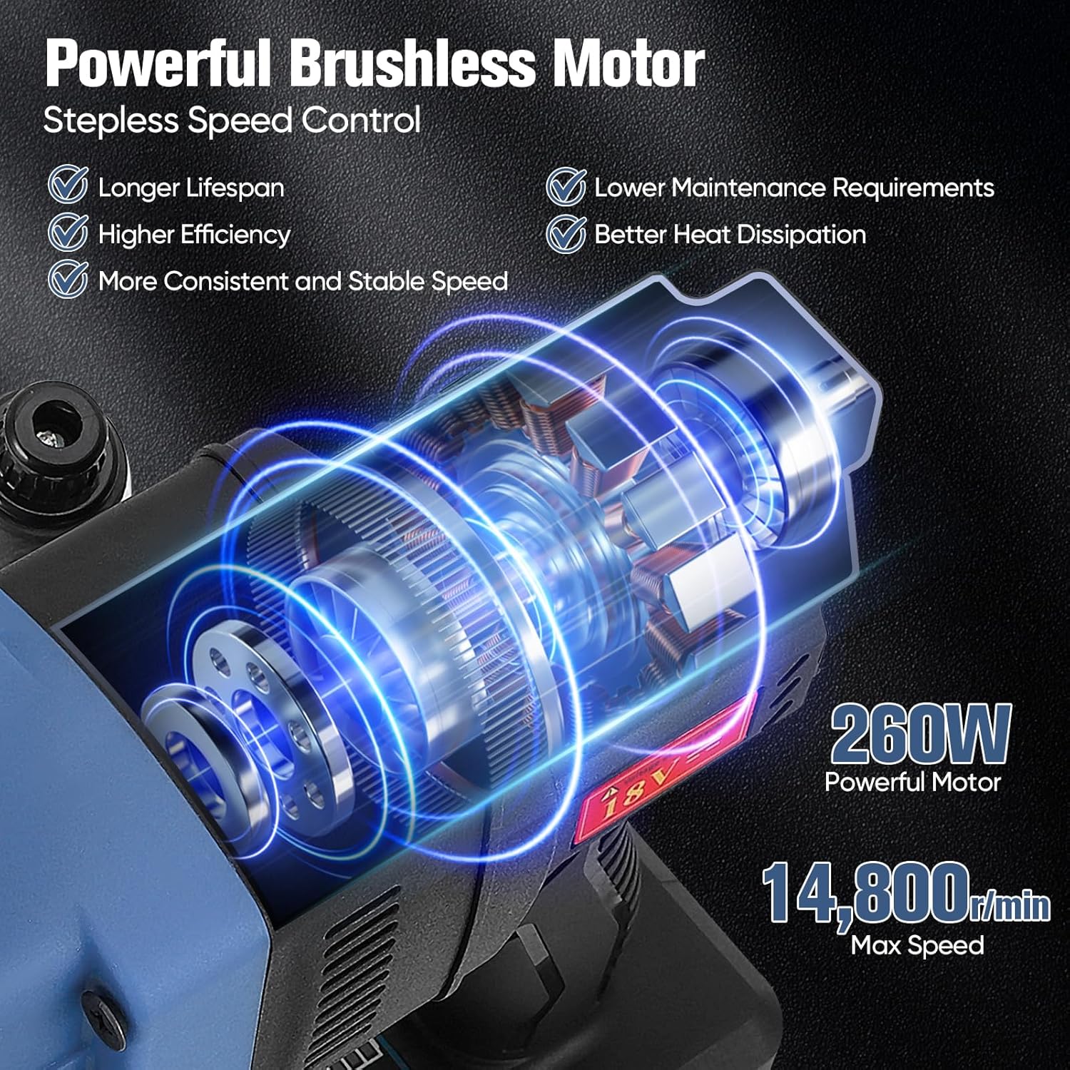 Macchina da Cucire Portatile 18V 14000RPM - immagine 4