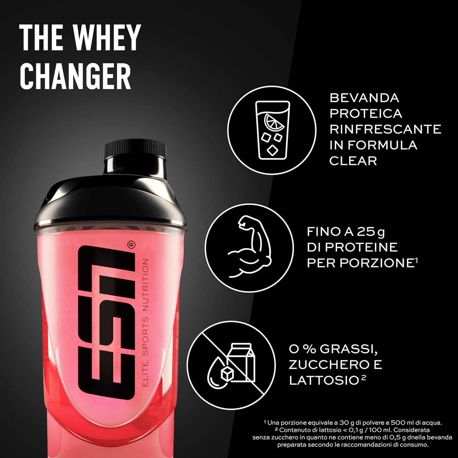 Esn ISOCLEAR Proteine Isolate Siero Latte 908g - immagine 2