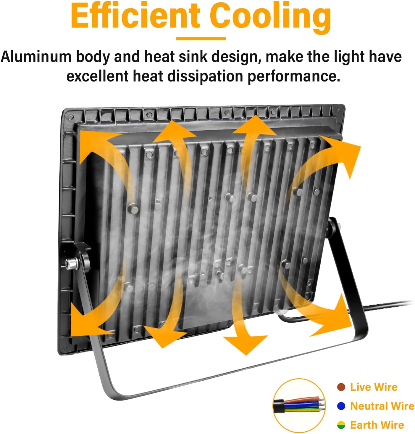 RIGIDON Faretto LED RGB 100W con Telecomando (2 pezzi) - immagine 5