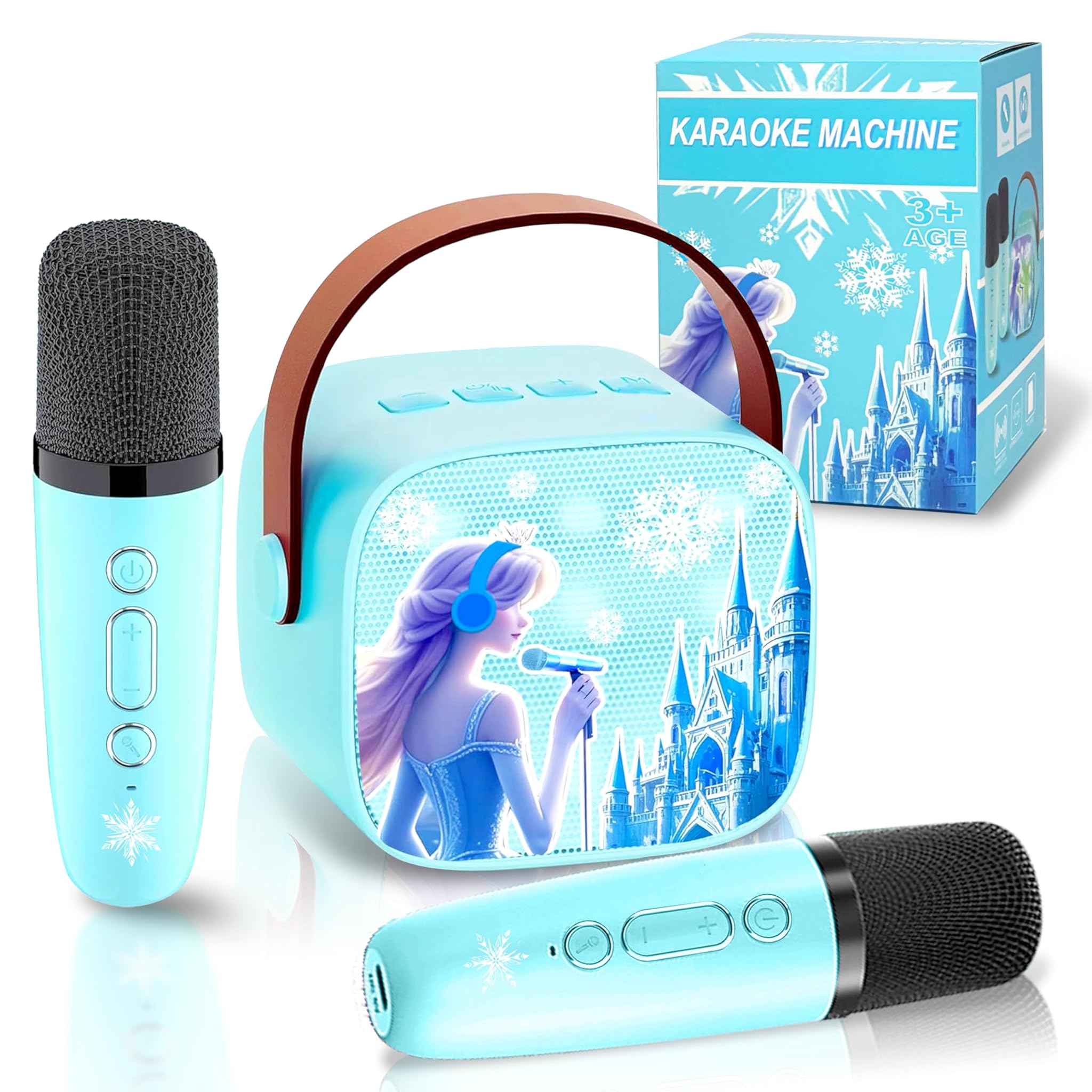 Microfono Frozen Karaoke con Mini Cassa Bluetooth