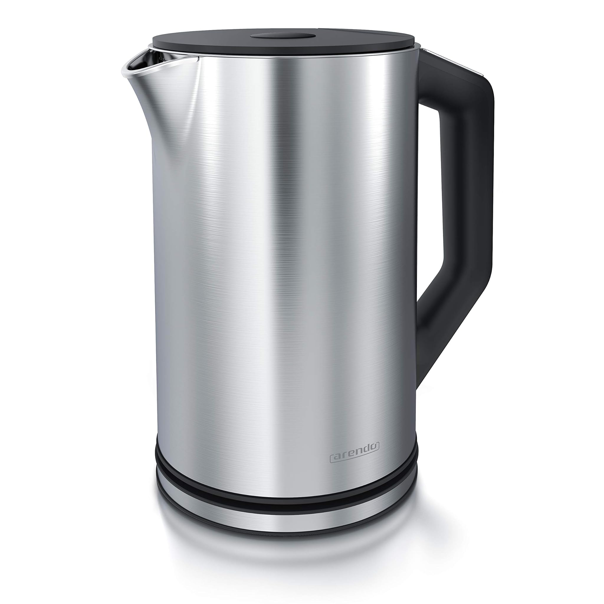 Arendo Bollitore Acqua Elettrico 1.5L 2200W, Argento