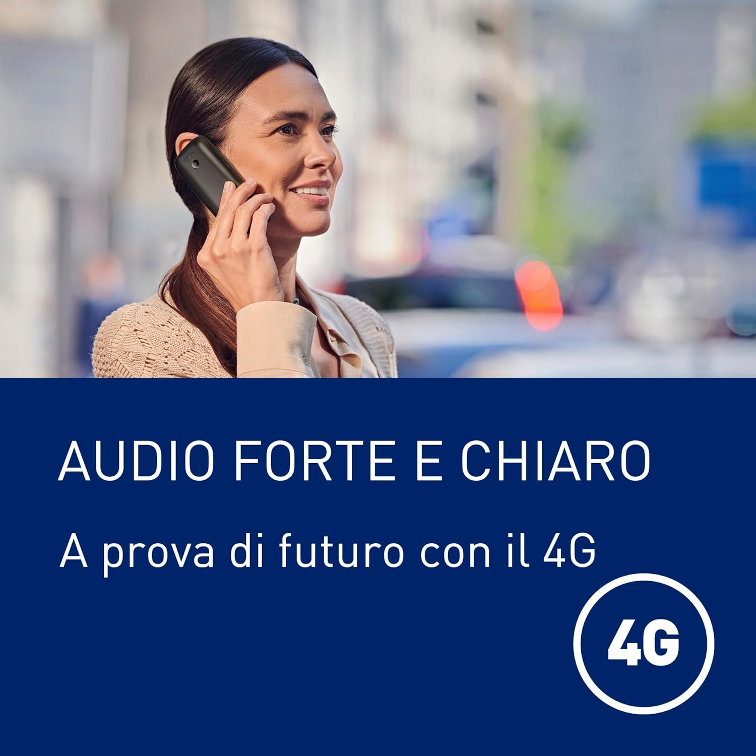 Panasonic KX-TF400EXB - Telefono Cellulare 4G, Nero - immagine 4