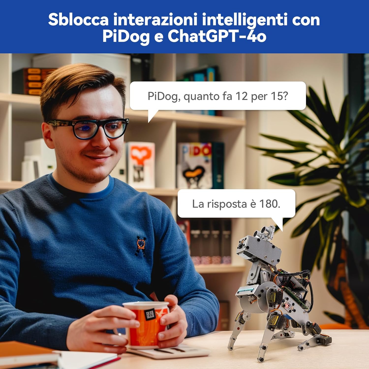 Sunfounder PiDog - Kit Robot per Cani per Raspberry Pi - immagine 3