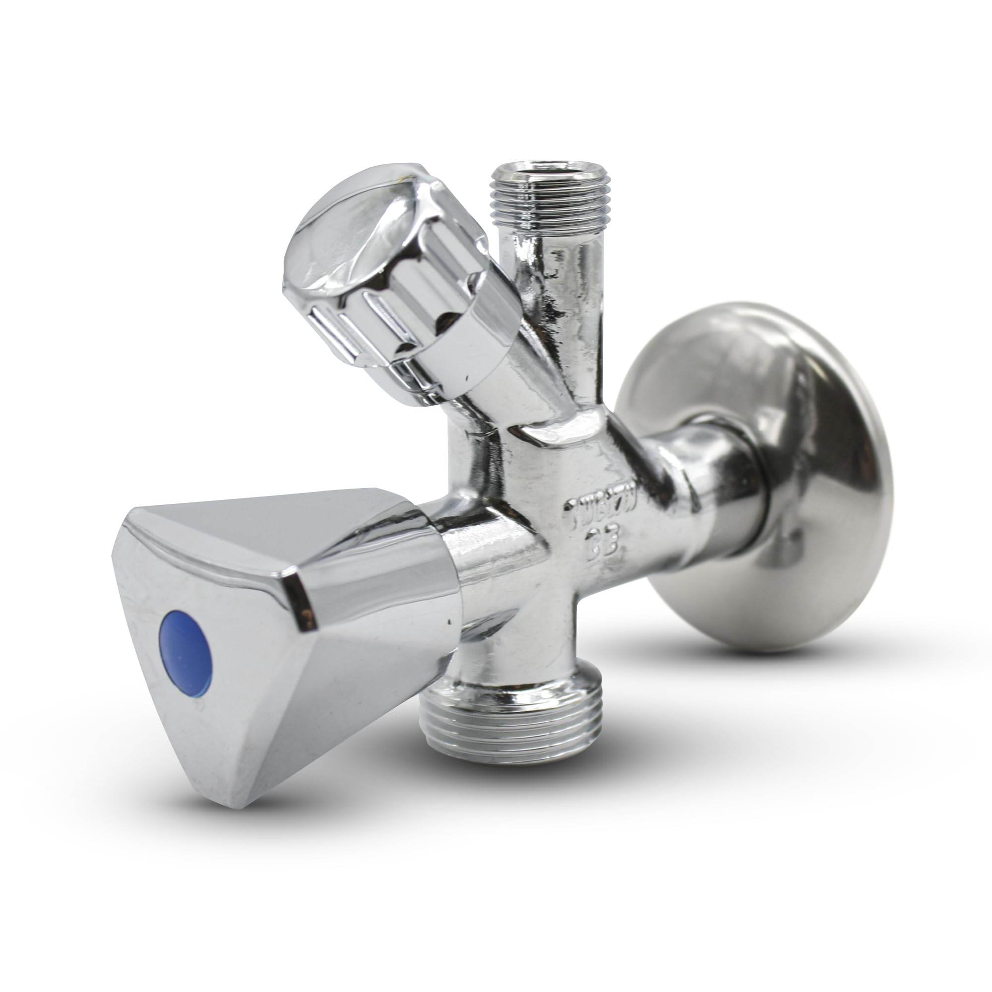 Doja Barcelona Rubinetto Combinato per Lavatrice 1/2" x 3/4" x 3/8"