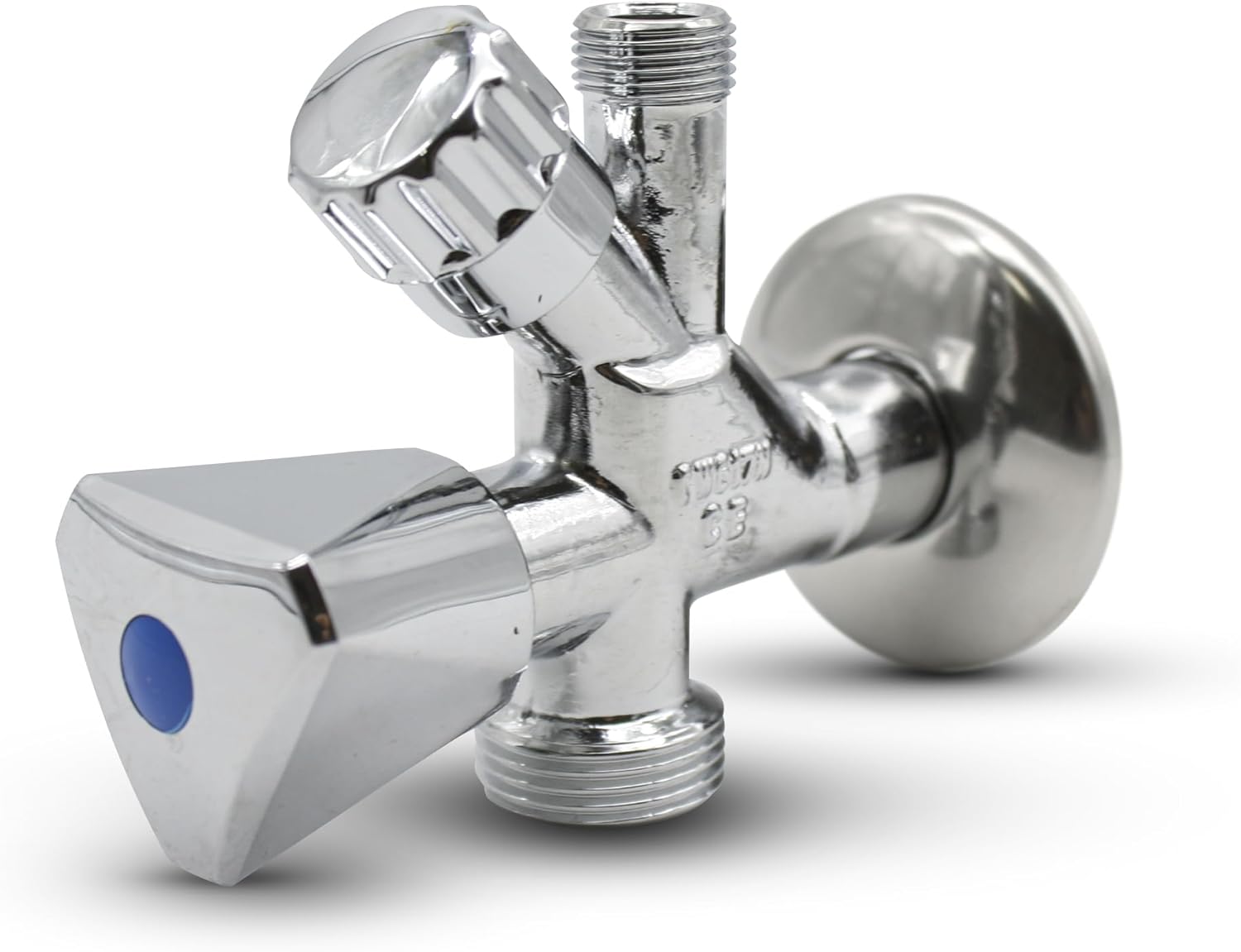 Doja Barcelona Rubinetto Combinato per Lavatrice 1/2" x 3/4" x 3/8" - immagine 1