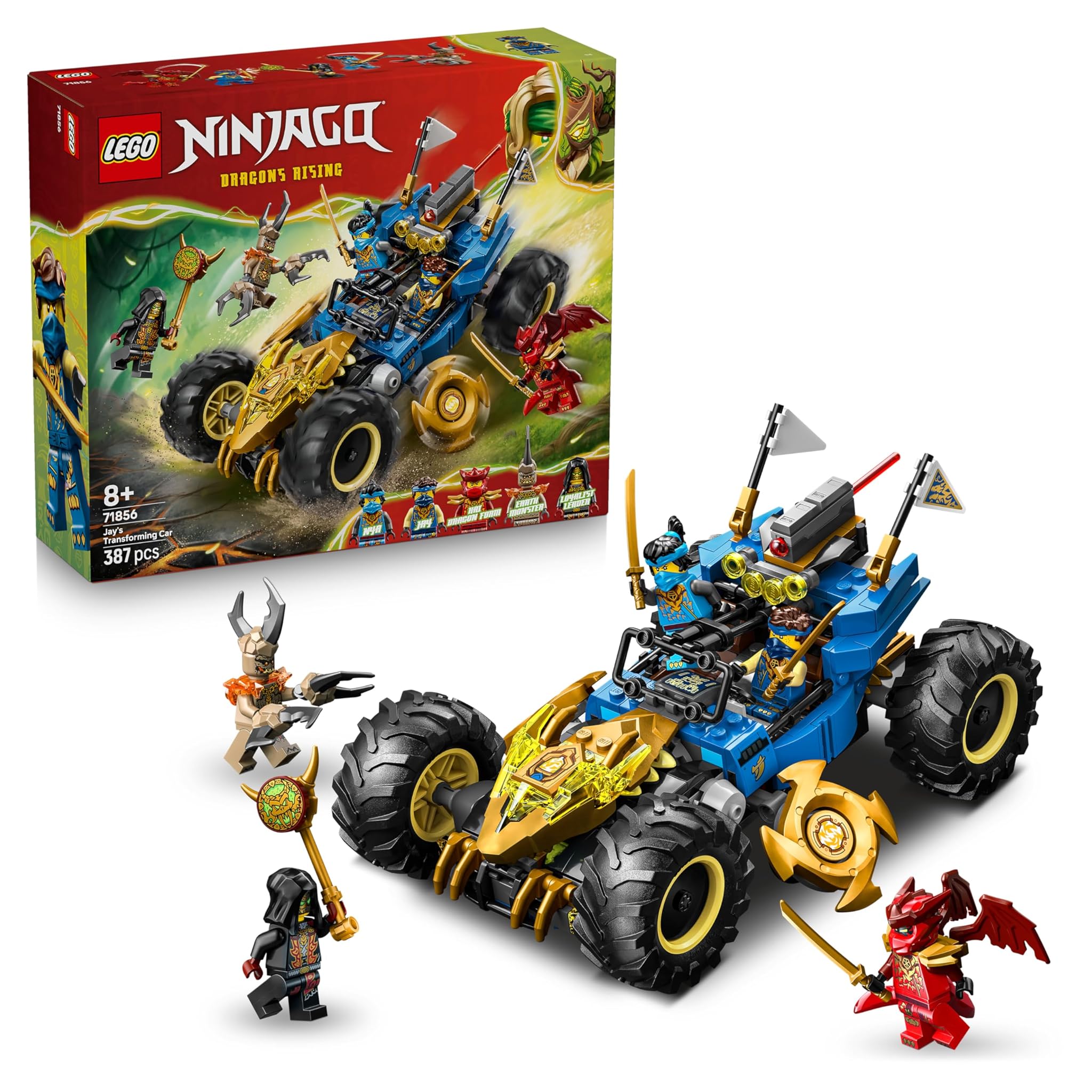 Lego NINJAGO Auto Mutaforma di Jay 2 in 1 - 71856