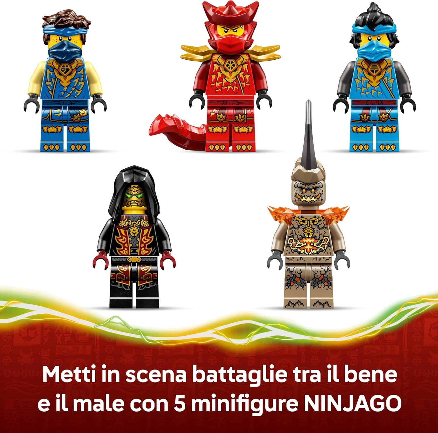 Lego NINJAGO Auto Mutaforma di Jay 2 in 1 - 71856 - immagine 5