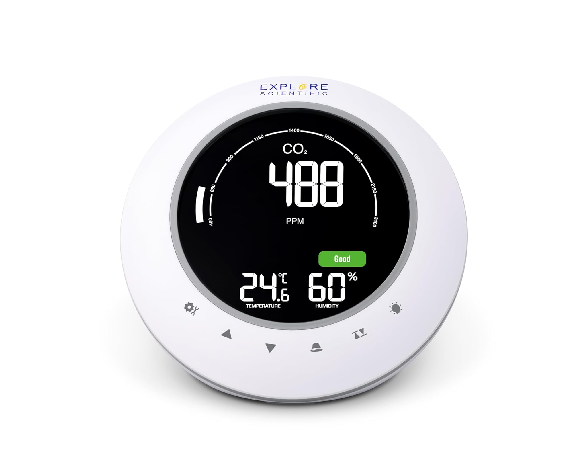 Explore Scientific WSH2001 - Misuratore Qualità Aria, Bianco