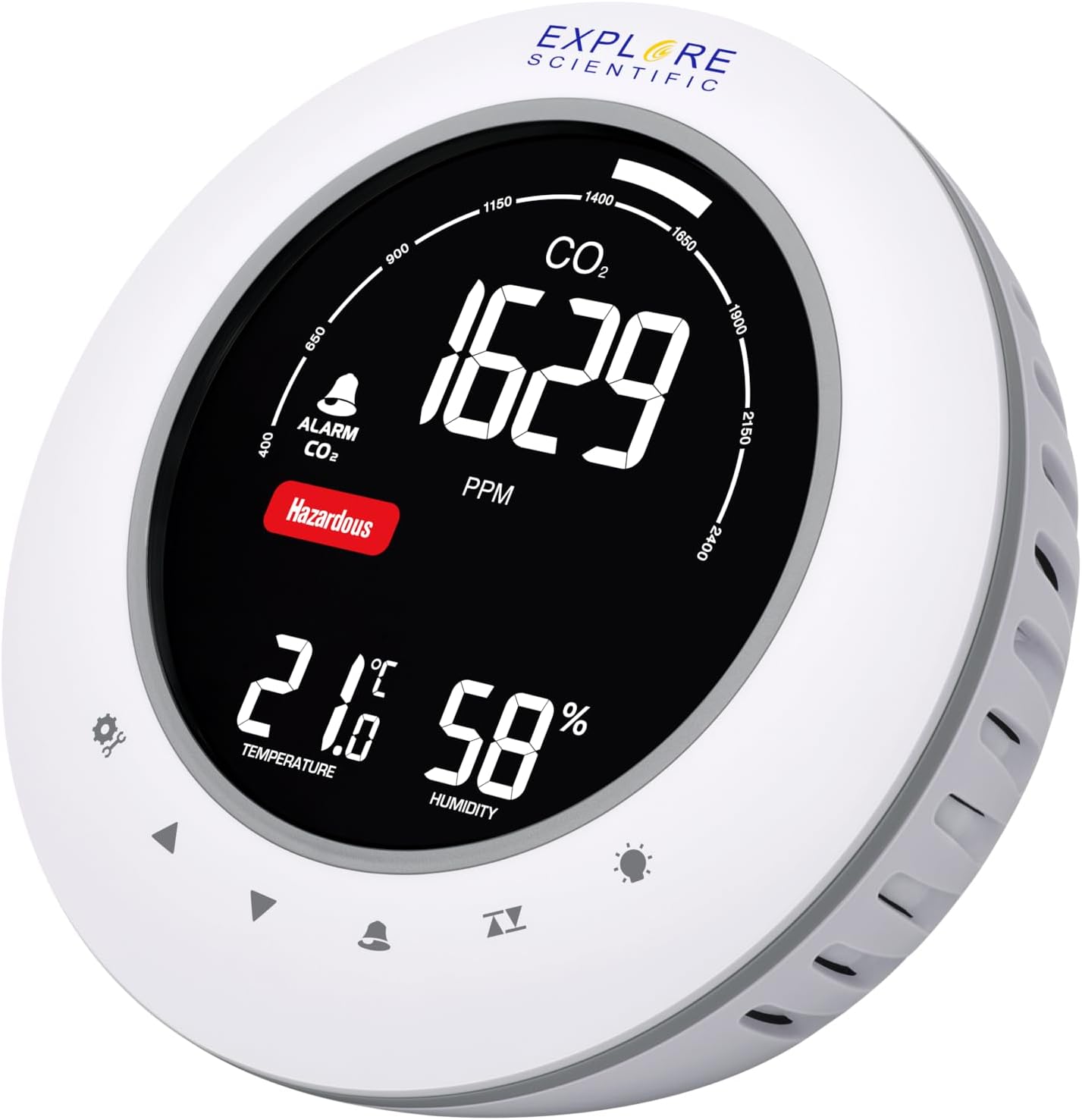 Explore Scientific WSH2001 - Misuratore Qualità Aria, Bianco - immagine 3