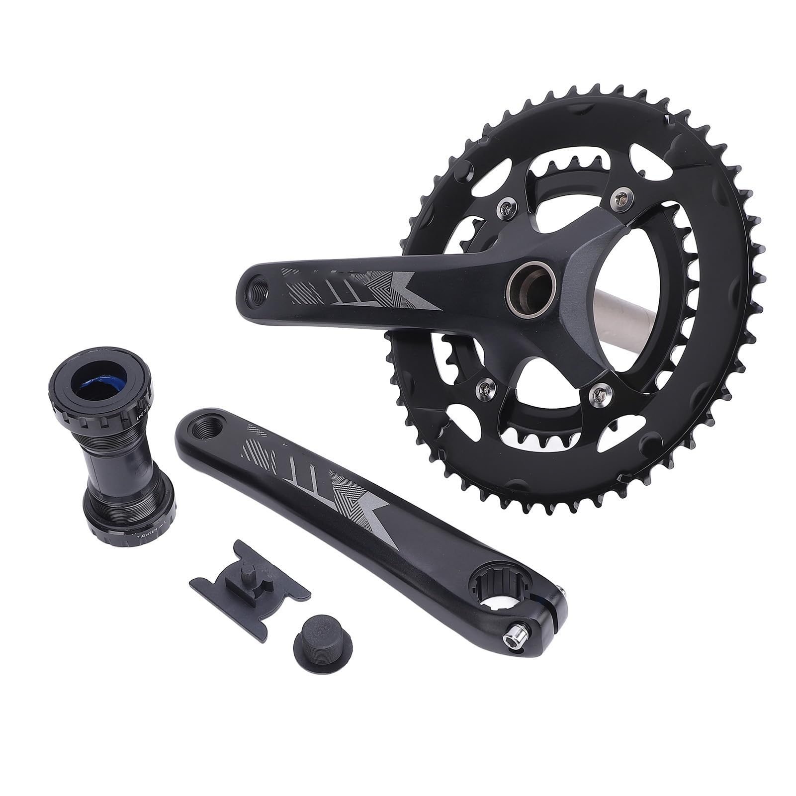 Set Ganasce Bici 50T-34T in Lega di Alluminio