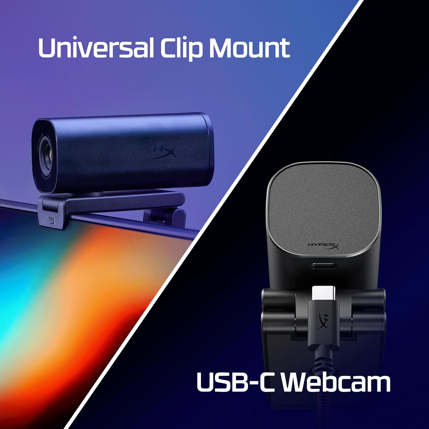 Hyperx Vision S Webcam 4K 30fps / FHD 60fps, Nero - immagine 8