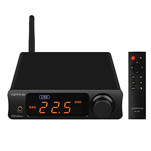 Topping DX3pro+ LDAC Amplificatore Cuffie ES9038Q2M XU208