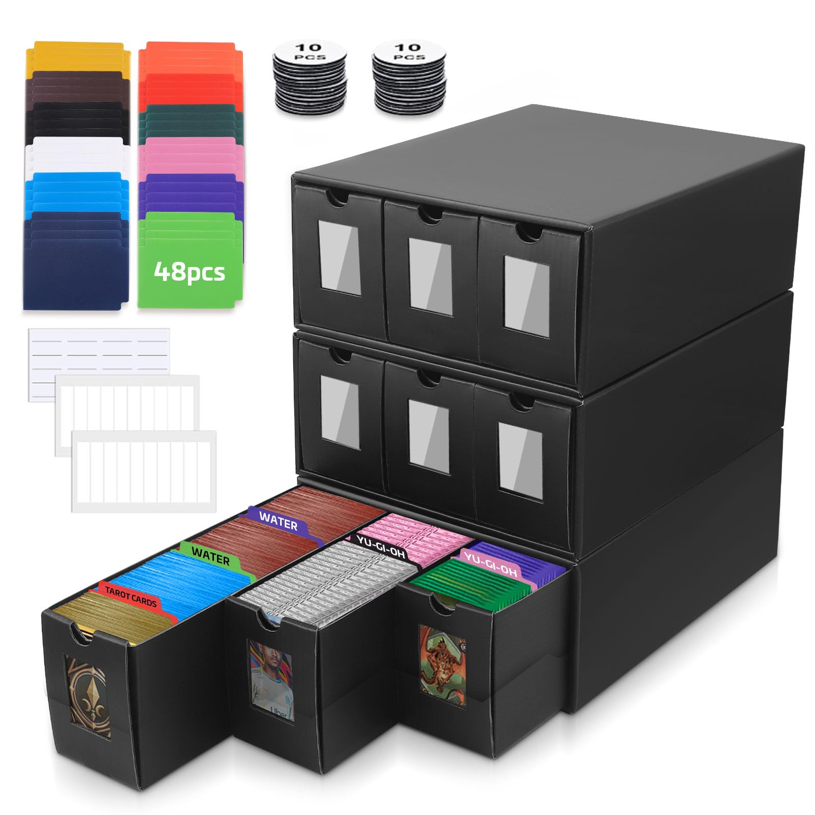 Scatola Portaoggetti per Carte da Collezione 9000+