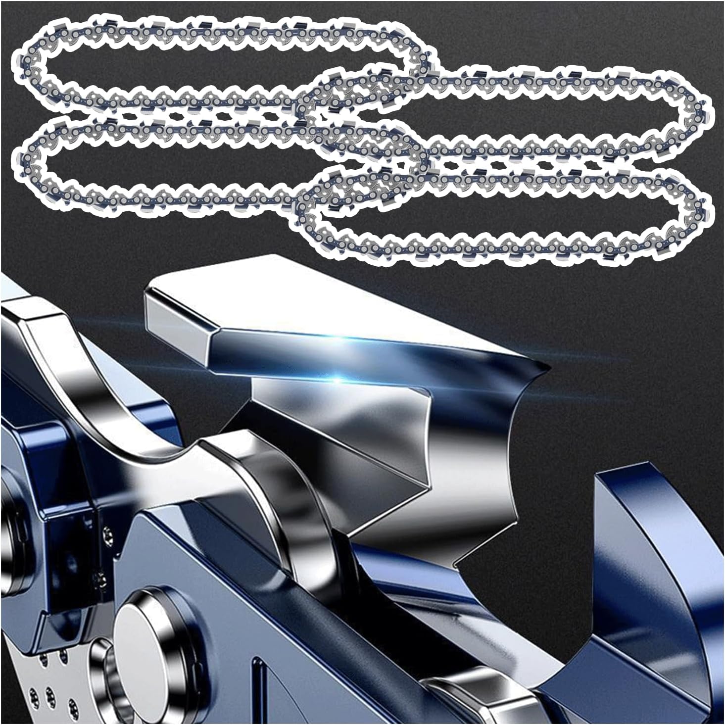 Chainsaw Chain - 4 Pezzi Mini Catena Motosega 6 Pollici - immagine 3