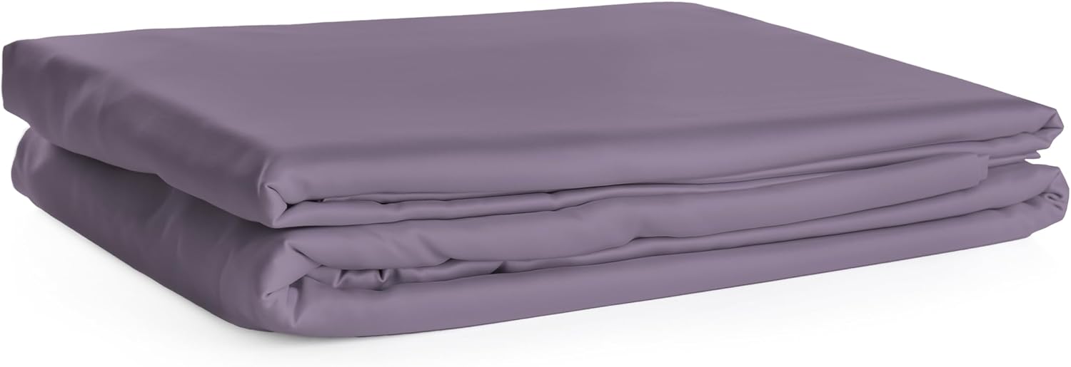 Hermet Set Lenzuolo Matrimoniale Microfibra, Lilla - immagine 2