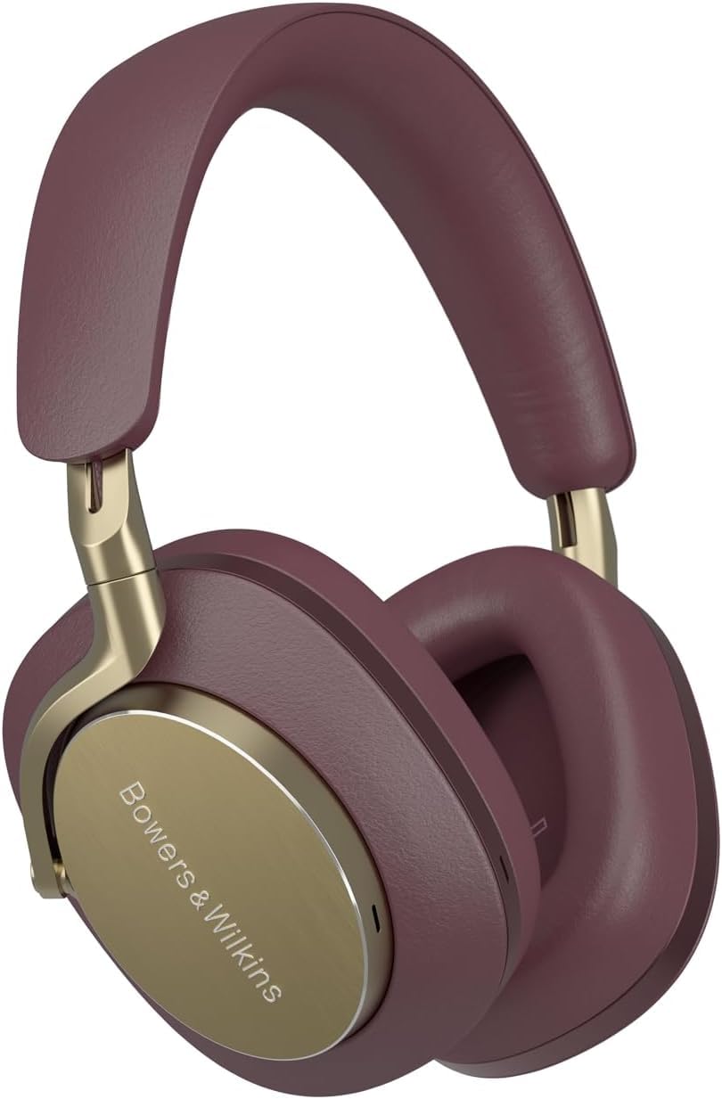 Bowers & Wilkins PX8 - Cuffie Over-Ear Wireless ANC, Royal Burgundy