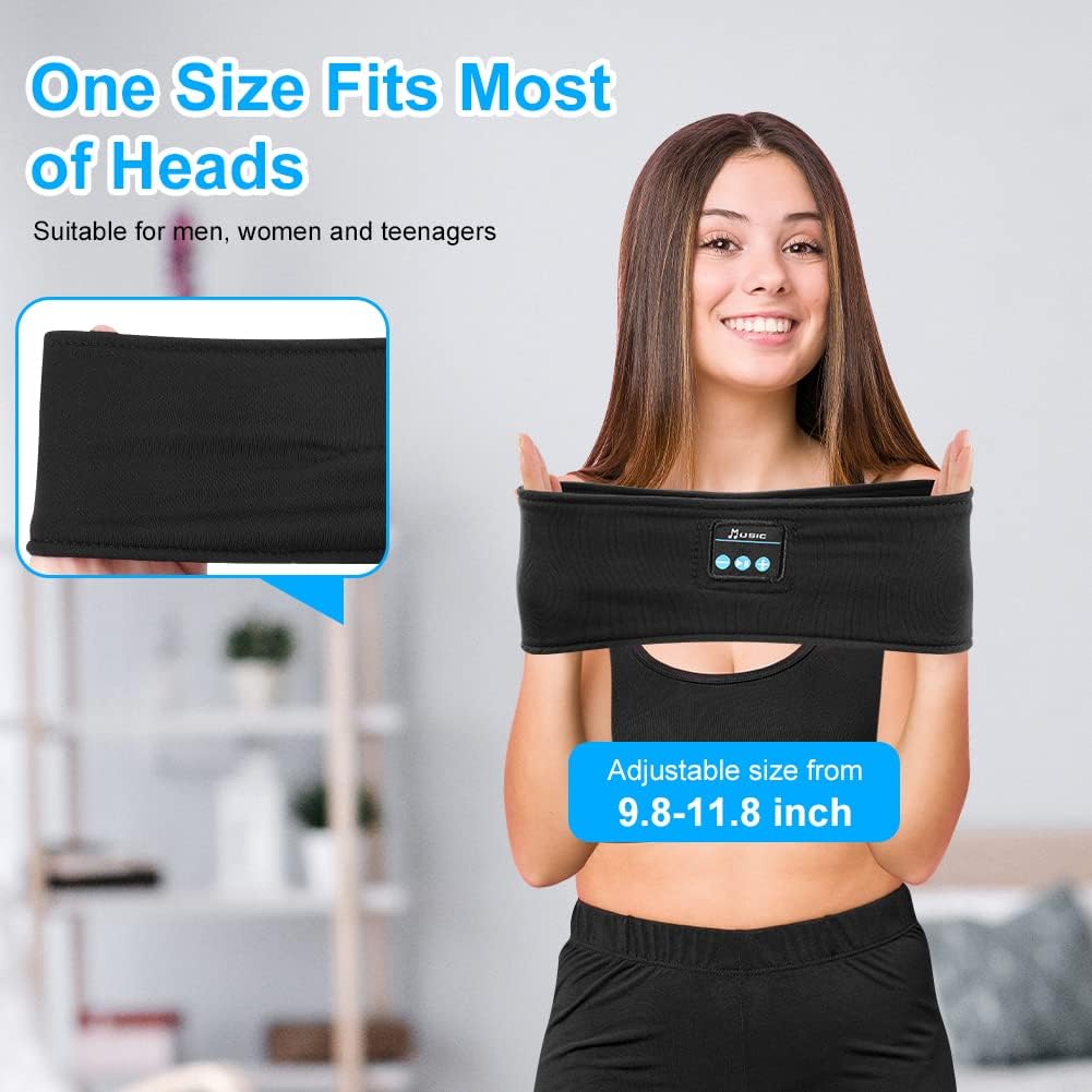 Flintronic Cuffie Fascia Bluetooth V5.0 per Dormire e Sport - immagine 7