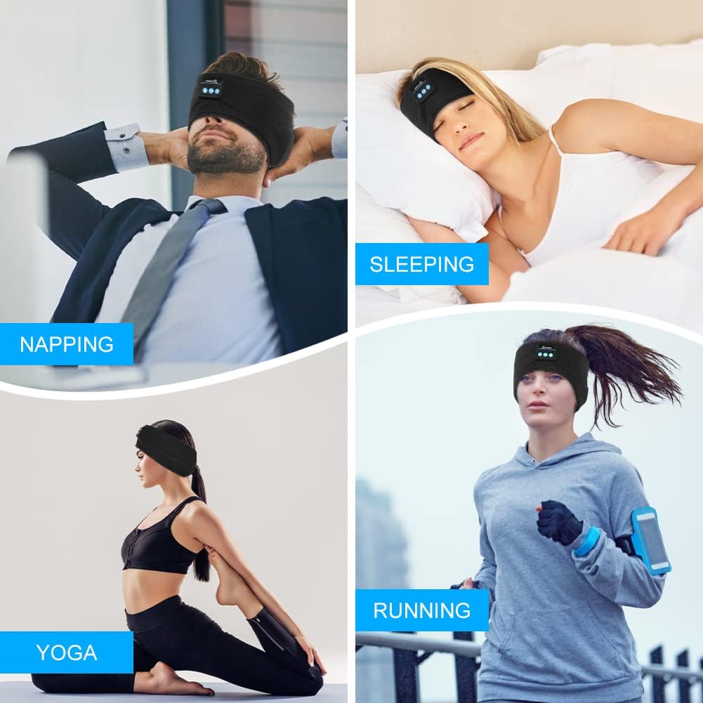 Flintronic Cuffie Fascia Bluetooth V5.0 per Dormire e Sport - immagine 8