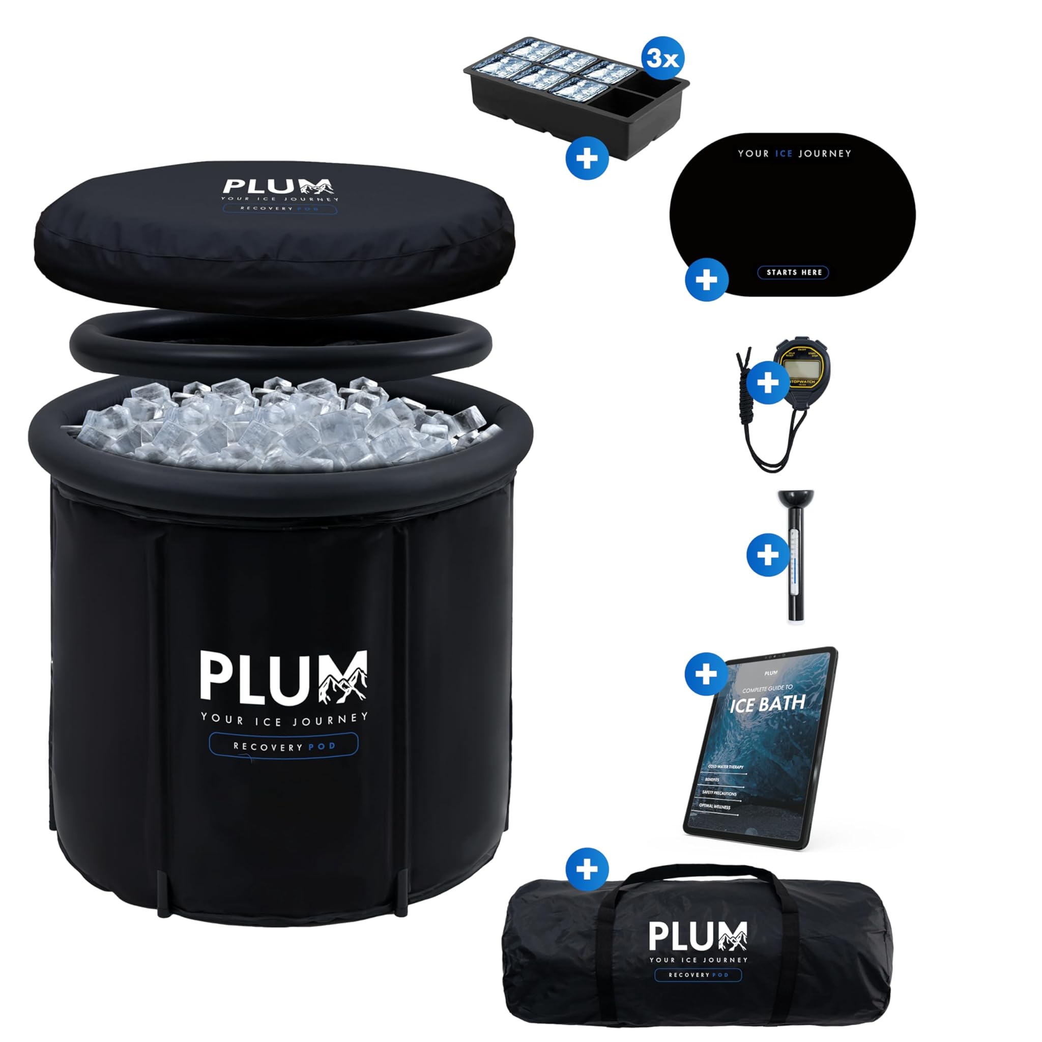Plum Eisbad Premium XL Set di Ciotole - Ice Bath Recovery