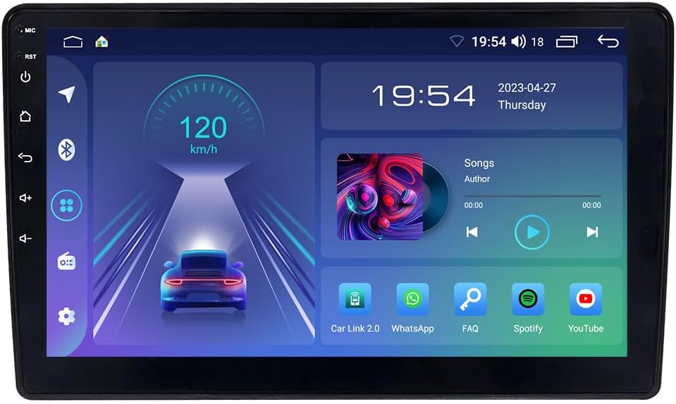 Acavica Autoradio Android 12 per Fiat 500 500C 2016-2020 - immagine 1
