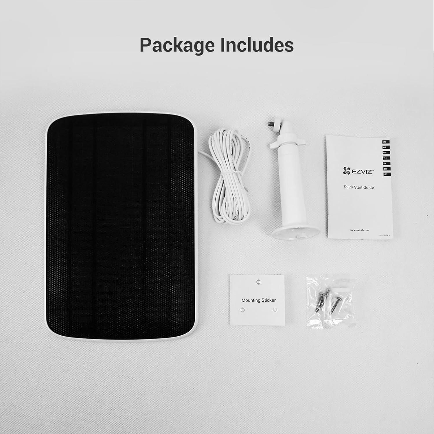 Ezviz Pannello Solare 4W USB-C + Micro USB - immagine 6