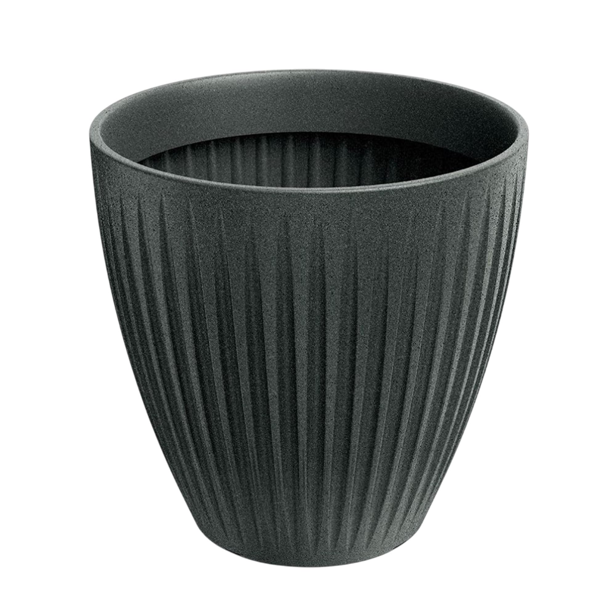 Prosperplast Vaso Latia Round MIDL Ø48x48 grafite granito