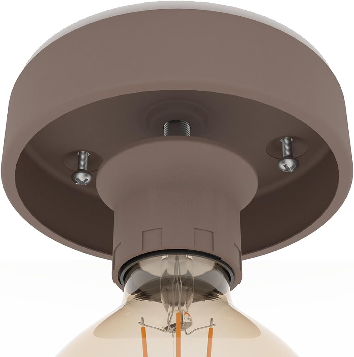Eglo Lampada da Soffitto Mogano E27, Moka - immagine 2