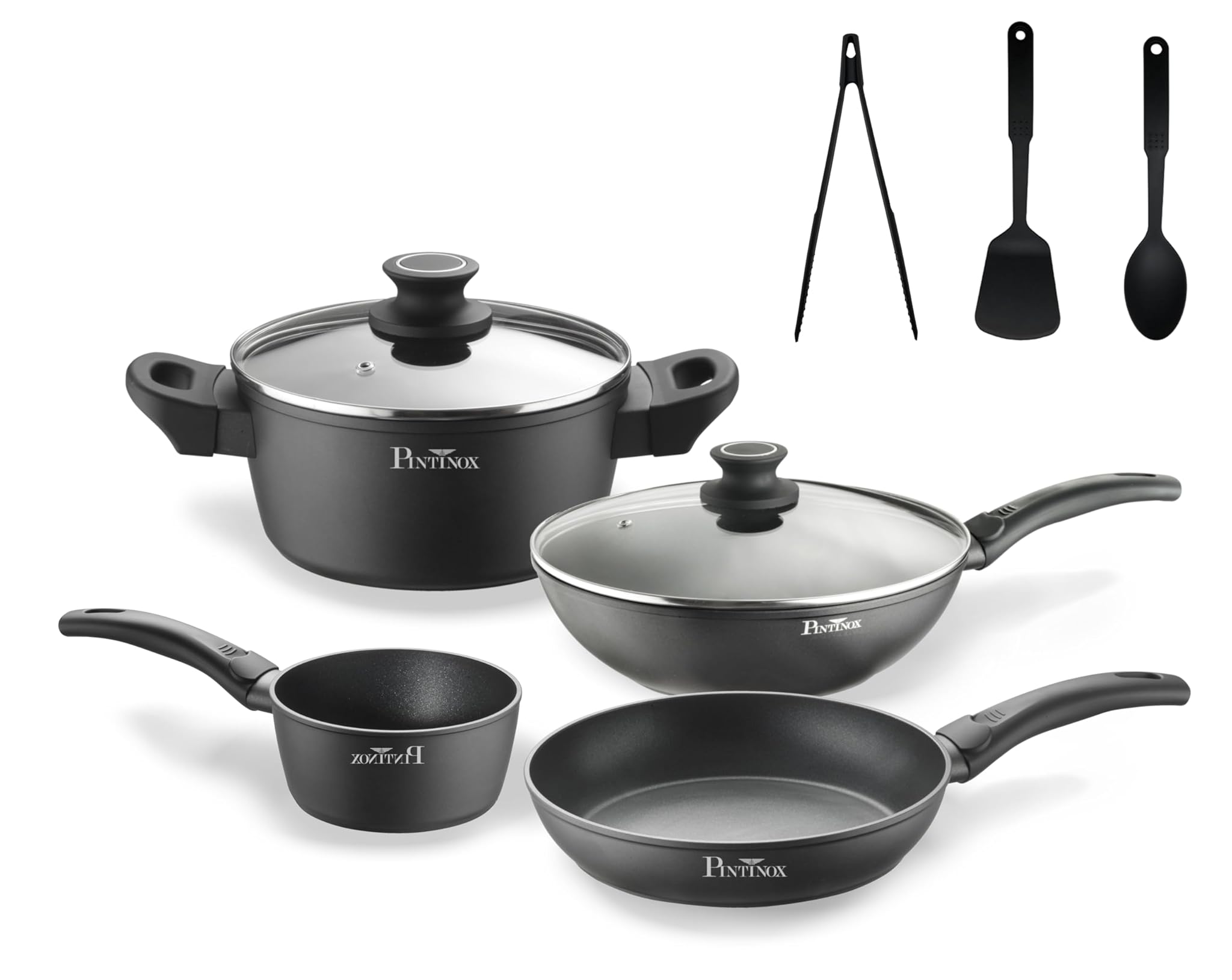 Batteria 10 Pezzi Pentolame Energy in Alluminio Forgiato