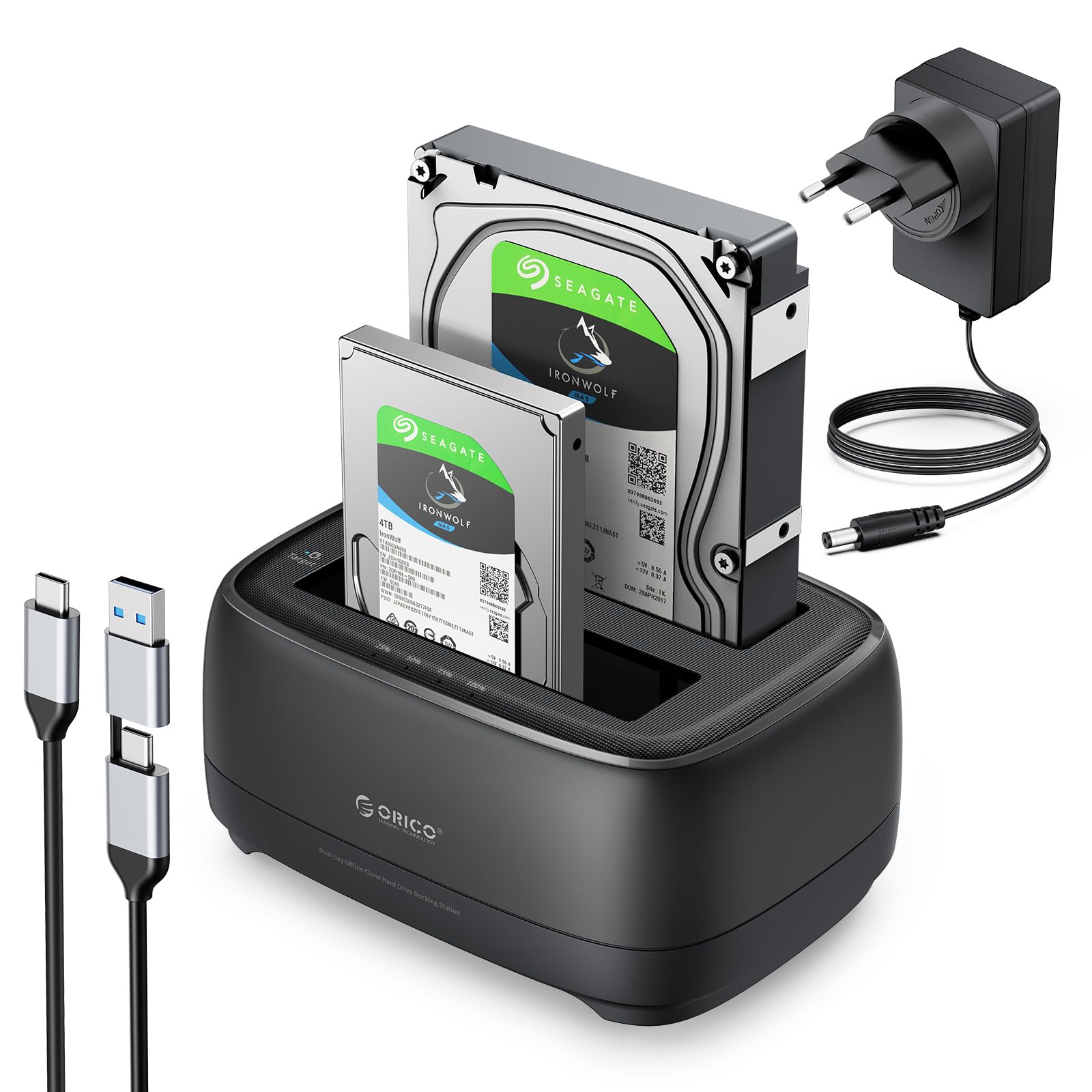 Orico Dual Bay Docking Station HDD USB 3.2 Gen1