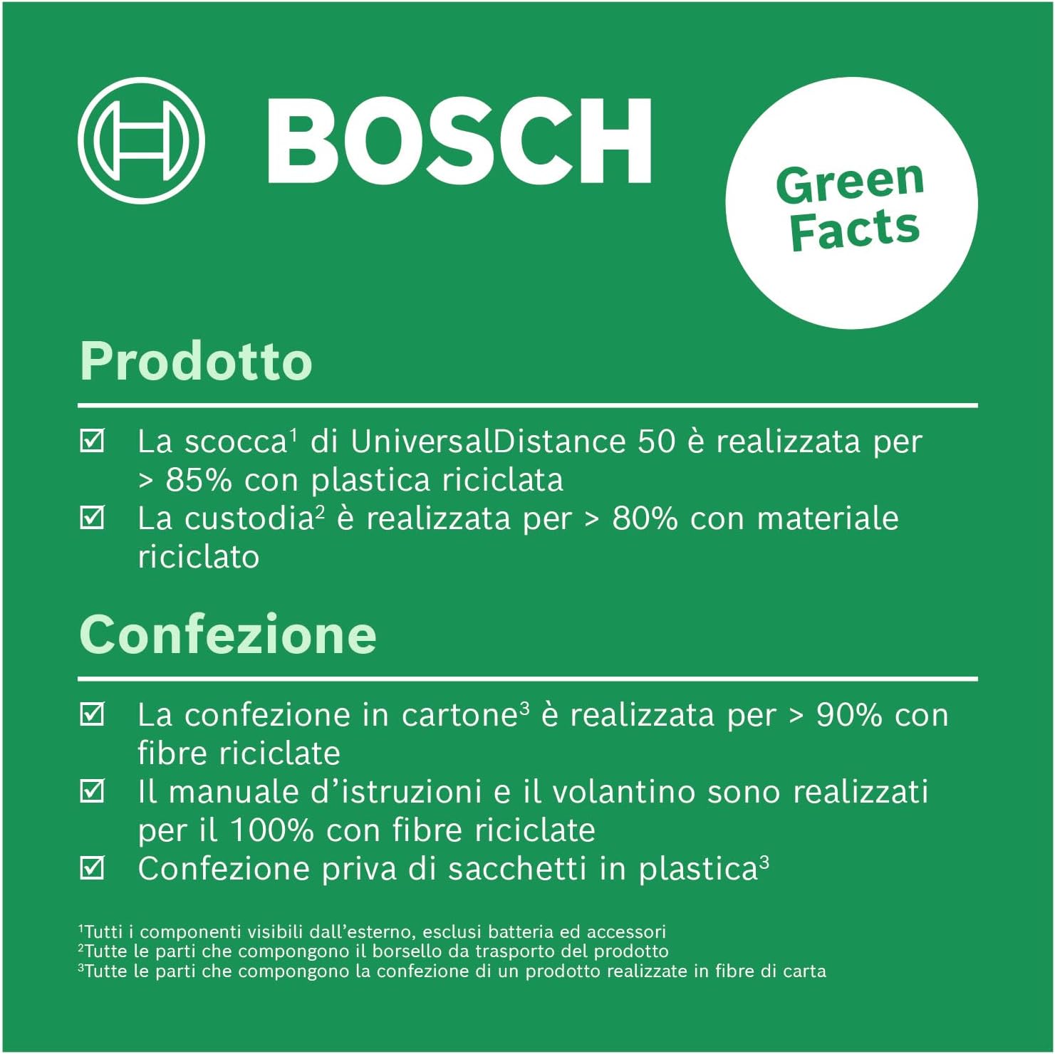 Bosch UniversalDistance 50 - Distanziometro Laser - immagine 3