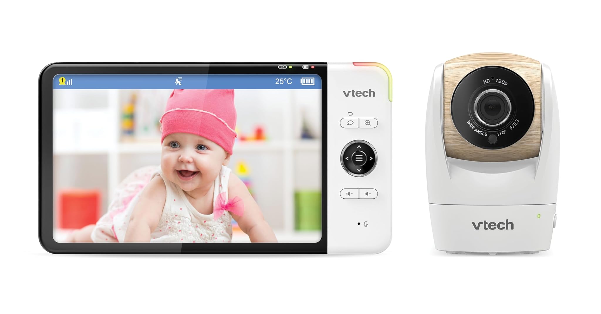 Vtech VM919 HD - Baby Monitor Video con Telecamera Grandangolare