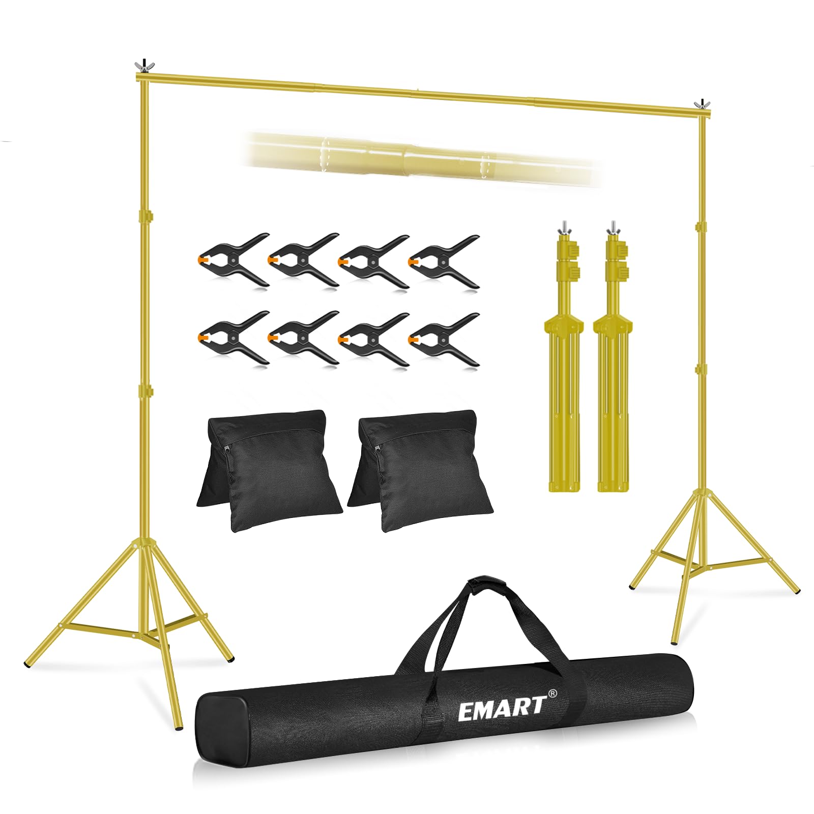 Emart Supporto per Fondale 3x2,1m con Accessori