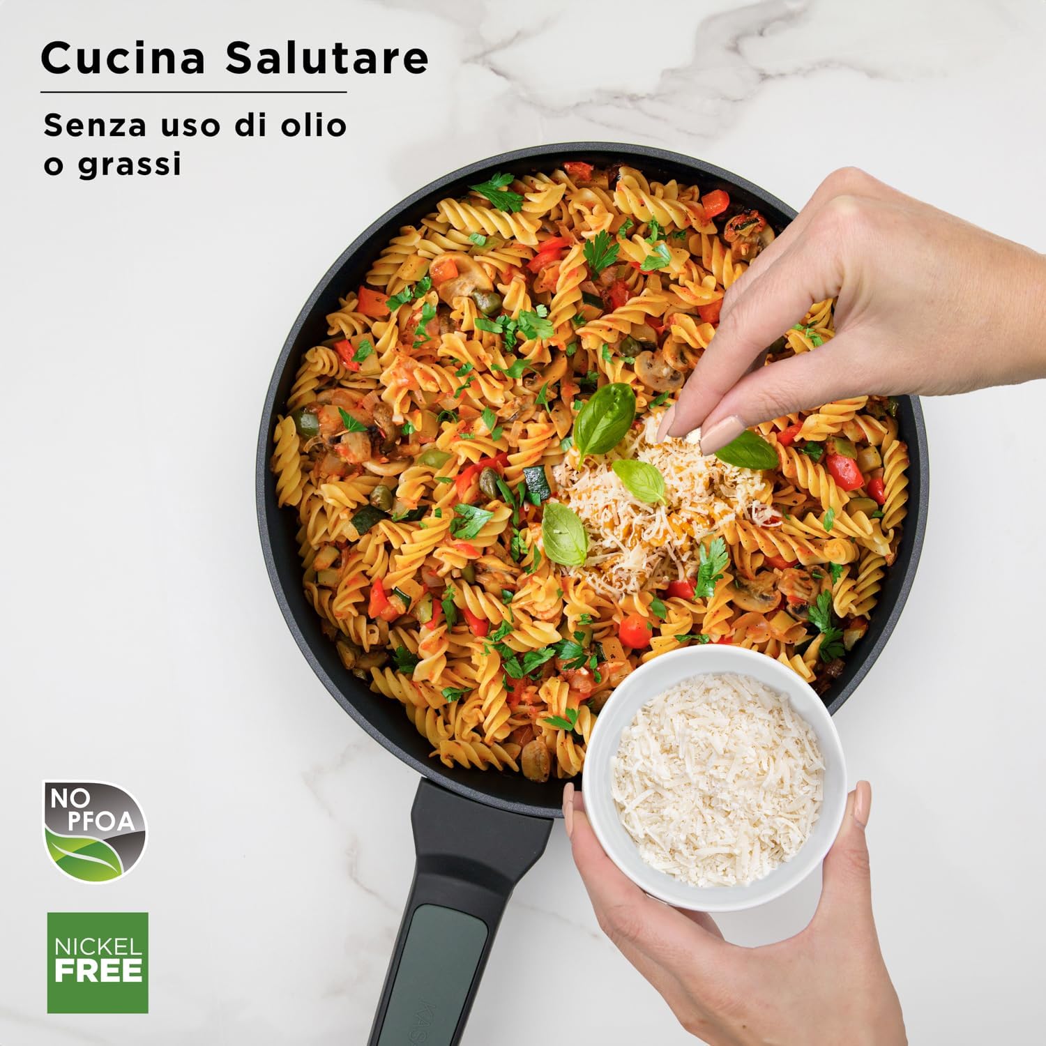 Kasanova Batteria Pentole Corredo Antiaderente - immagine 6