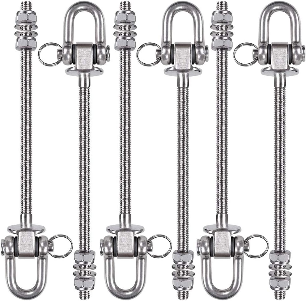 SELEWARE Set 6 Ganci Altalena Carichi Pesanti 800kg - immagine 1