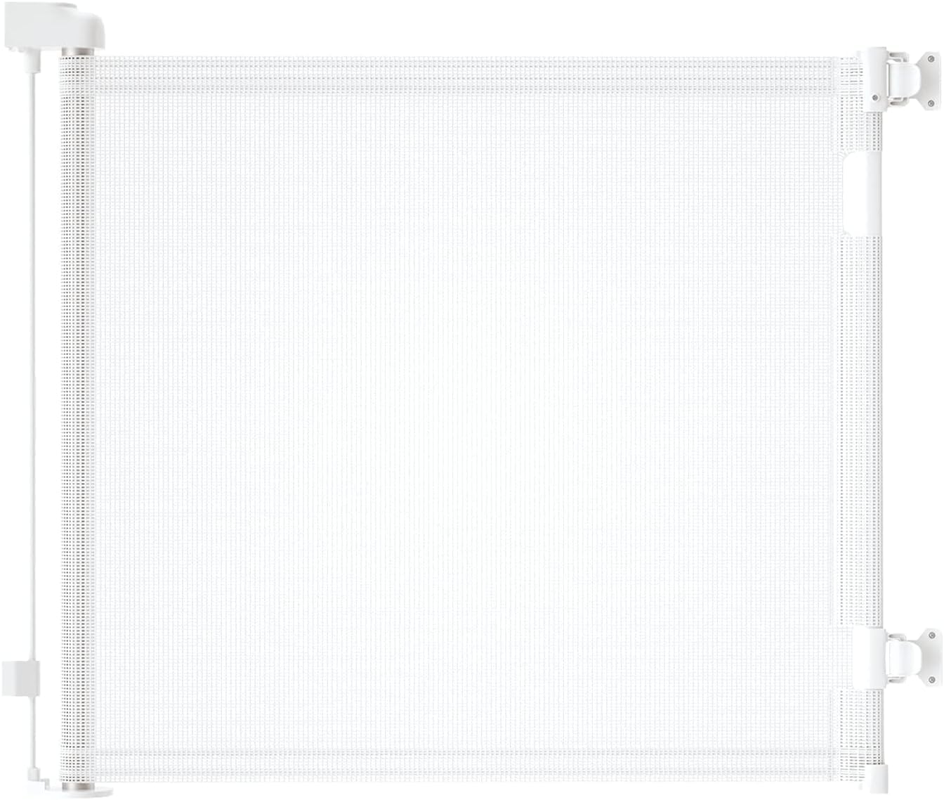 Derimkcoa Cancelletto Estensibile Retrattile 0-140 cm, Bianco