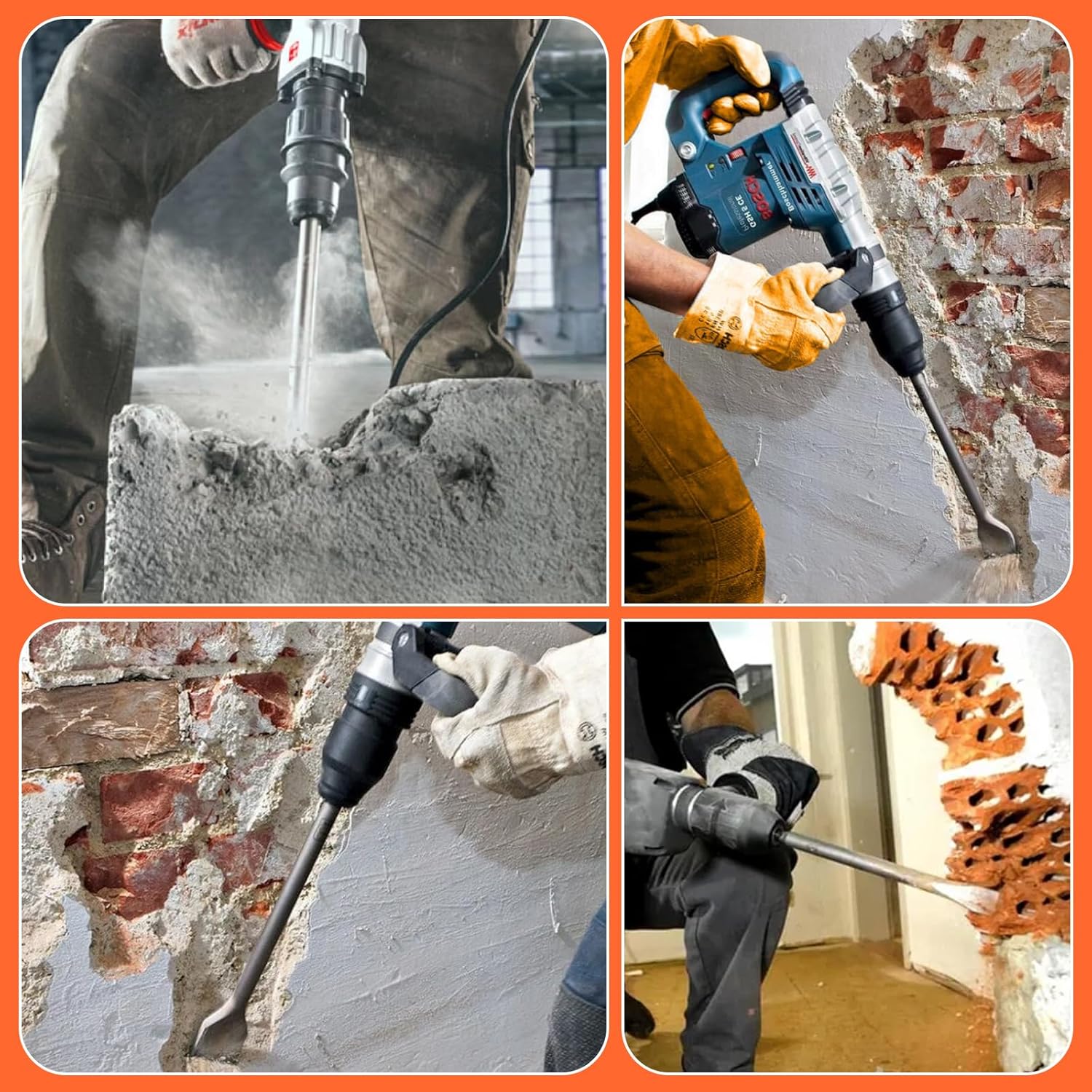 Cprosp 4 Pezzi Scalpelli SDS-MAX 600mm - immagine 3