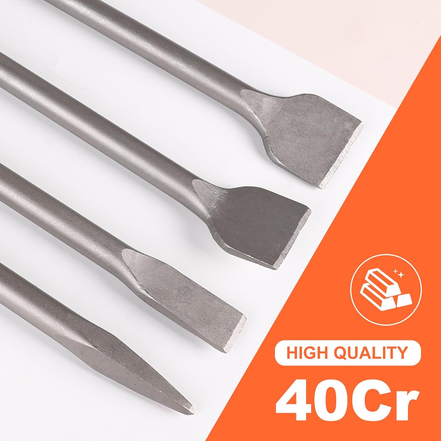 Cprosp 4 Pezzi Scalpelli SDS-MAX 600mm - immagine 6