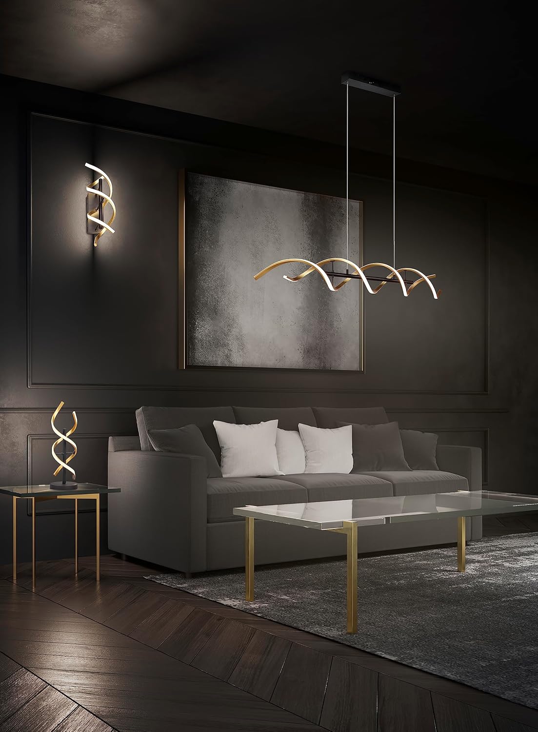 Trio Sospensione Sequence con LED SMD 45W - immagine 6