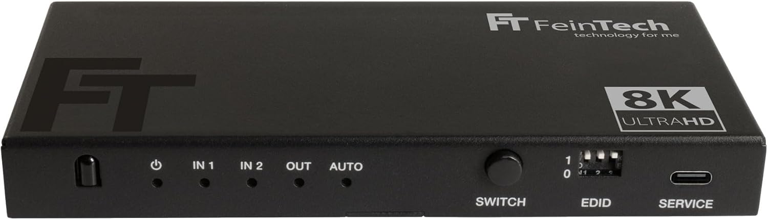 Feintech SW212 HDMI 2.1 Switch 2 in 1 Out - immagine 1