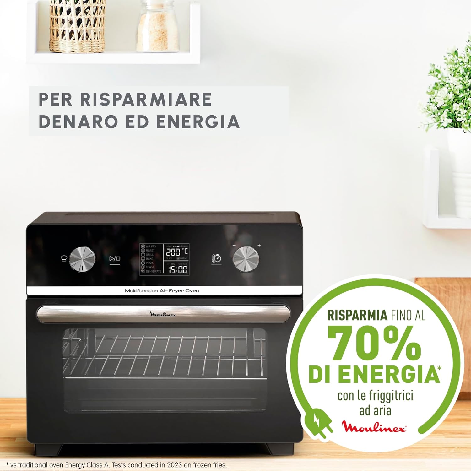 Moulinex Easy Fry Multifunzione 10in1 - Friggitrice ad Aria 20L - immagine 4